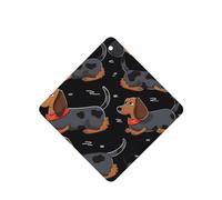 6 Pcs Car Air Fresheners,Funny Hanging Car Air Fresheners I Love My Dog Dachshunds Cute Long Lasting Scented Mirror Hanging Decoration Ornaments Gift Interior Decor Accessories For Men Women