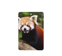 6 Pcs Car Air Fresheners,Funny Hanging Car Air Fresheners Little Red Panda Cute Long Lasting Scented Mirror Hanging Decoration Ornaments Gift Interior Decor Accessories For Men Women