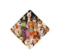 6 Pcs Car Air Fresheners,Funny Hanging Car Air Fresheners Many Cute Dogs Cute Long Lasting Scented Mirror Hanging Decoration Ornaments Gift Interior Decor Accessories For Men Women