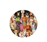 6 Pcs Car Air Fresheners,Funny Hanging Car Air Fresheners Many Cute Dogs Cute Long Lasting Scented Mirror Hanging Decoration Ornaments Gift Interior Decor Accessories For Men Women