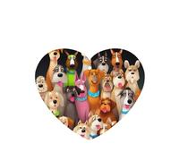 6 Pcs Car Air Fresheners,Funny Hanging Car Air Fresheners Many Cute Dogs Cute Long Lasting Scented Mirror Hanging Decoration Ornaments Gift Interior Decor Accessories For Men Women