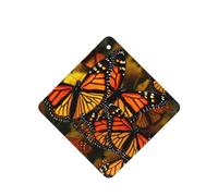 6 Pcs Car Air Fresheners,Funny Hanging Car Air Fresheners Monarch Butterflies Cute Long Lasting Scented Mirror Hanging Decoration Ornaments Gift Interior Decor Accessories For Men Women