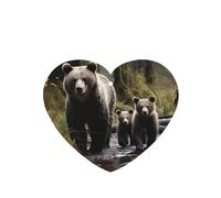 6 Pcs Car Air Fresheners,Funny Hanging Car Air Fresheners Mother Bear And Her Cubs Cute Long Lasting Scented Mirror Hanging Decoration Ornaments Gift Interior Decor Accessories For Men Women