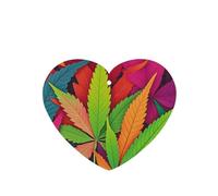 6 Pcs Car Air Fresheners,Funny Hanging Car Air Fresheners Multicolor Leaf Weed Art Cute Long Lasting Scented Mirror Hanging Decoration Ornaments Gift Interior Decor Accessories For Men Women