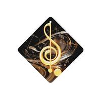 6 Pcs Car Air Fresheners,Funny Hanging Car Air Fresheners Music Note Cute Long Lasting Scented Mirror Hanging Decoration Ornaments Gift Interior Decor Accessories For Men Women