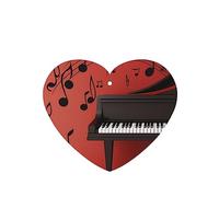 6 Pcs Car Air Fresheners,Funny Hanging Car Air Fresheners Music Note Piano Cute Long Lasting Scented Mirror Hanging Decoration Ornaments Gift Interior Decor Accessories For Men Women