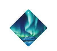 6 Pcs Car Air Fresheners,Funny Hanging Car Air Fresheners Northern Lights Cute Long Lasting Scented Mirror Hanging Decoration Ornaments Gift Interior Decor Accessories For Men Women