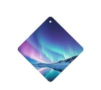 6 Pcs Car Air Fresheners,Funny Hanging Car Air Fresheners Northern Lights Cute Long Lasting Scented Mirror Hanging Decoration Ornaments Gift Interior Decor Accessories For Men Women