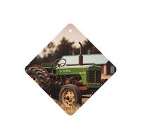 6 Pcs Car Air Fresheners,Funny Hanging Car Air Fresheners Old Tractor Photo Farm Cute Long Lasting Scented Mirror Hanging Decoration Ornaments Gift Interior Decor Accessories For Men Women