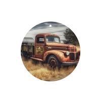6 Pcs Car Air Fresheners,Funny Hanging Car Air Fresheners Old Truck Car Cute Long Lasting Scented Mirror Hanging Decoration Ornaments Gift Interior Decor Accessories For Men Women