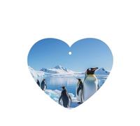 6 Pcs Car Air Fresheners,Funny Hanging Car Air Fresheners Penguin Antarctica Ice Cute Long Lasting Scented Mirror Hanging Decoration Ornaments Gift Interior Decor Accessories For Men Women