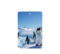 6 Pcs Car Air Fresheners,Funny Hanging Car Air Fresheners Penguin Antarctica Ice Cute Long Lasting Scented Mirror Hanging Decoration Ornaments Gift Interior Decor Accessories For Men Women