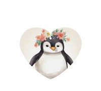 6 Pcs Car Air Fresheners,Funny Hanging Car Air Fresheners Penguin Wearing Flowers Cute Long Lasting Scented Mirror Hanging Decoration Ornaments Gift Interior Decor Accessories For Men Women