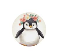 6 Pcs Car Air Fresheners,Funny Hanging Car Air Fresheners Penguin Wearing Flowers Cute Long Lasting Scented Mirror Hanging Decoration Ornaments Gift Interior Decor Accessories For Men Women