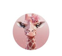 6 Pcs Car Air Fresheners,Funny Hanging Car Air Fresheners Pink Giraffe Cute Long Lasting Scented Mirror Hanging Decoration Ornaments Gift Interior Decor Accessories For Men Women