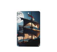 6 Pcs Car Air Fresheners,Funny Hanging Car Air Fresheners Pirate Sailboat Full Moon Cute Long Lasting Scented Mirror Hanging Decoration Ornaments Gift Interior Decor Accessories For Men Women