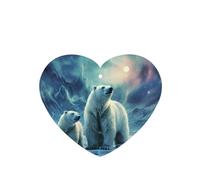 6 Pcs Car Air Fresheners,Funny Hanging Car Air Fresheners Polar Bears Northern Lights Cute Long Lasting Scented Mirror Hanging Decoration Ornaments Gift Interior Decor Accessories For Men Women