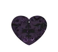 6 Pcs Car Air Fresheners,Funny Hanging Car Air Fresheners Purple Black Goth Spooky Cute Long Lasting Scented Mirror Hanging Decoration Ornaments Gift Interior Decor Accessories For Men Women