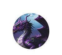 6 Pcs Car Air Fresheners,Funny Hanging Car Air Fresheners Purple Dragon Purple Moon Cute Long Lasting Scented Mirror Hanging Decoration Ornaments Gift Interior Decor Accessories For Men Women