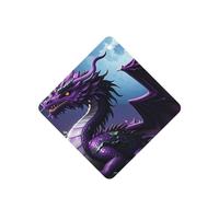 6 Pcs Car Air Fresheners,Funny Hanging Car Air Fresheners Purple Dragon Purple Moon Cute Long Lasting Scented Mirror Hanging Decoration Ornaments Gift Interior Decor Accessories For Men Women