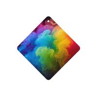 6 Pcs Car Air Fresheners,Funny Hanging Car Air Fresheners Rainbow Smoke Cute Long Lasting Scented Mirror Hanging Decoration Ornaments Gift Interior Decor Accessories For Men Women