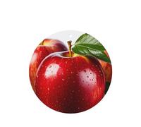 6 Pcs Car Air Fresheners,Funny Hanging Car Air Fresheners Red Apple Fruit Cute Long Lasting Scented Mirror Hanging Decoration Ornaments Gift Interior Decor Accessories For Men Women