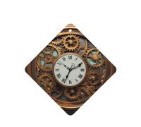 6 Pcs Car Air Fresheners,Funny Hanging Car Air Fresheners Rusty Steampunk Clock Cute Long Lasting Scented Mirror Hanging Decoration Ornaments Gift Interior Decor Accessories For Men Women