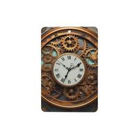 6 Pcs Car Air Fresheners,Funny Hanging Car Air Fresheners Rusty Steampunk Clock Cute Long Lasting Scented Mirror Hanging Decoration Ornaments Gift Interior Decor Accessories For Men Women