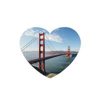 6 Pcs Car Air Fresheners,Funny Hanging Car Air Fresheners San Francisco Golden Gate Bridge Cute Long Lasting Scented Mirror Hanging Decoration Ornaments Gift Interior Decor Accessories For Men Women