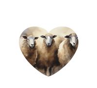 6 Pcs Car Air Fresheners,Funny Hanging Car Air Fresheners Sheeps Watercolor Cute Long Lasting Scented Mirror Hanging Decoration Ornaments Gift Interior Decor Accessories For Men Women