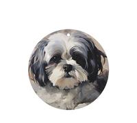 6 Pcs Car Air Fresheners,Funny Hanging Car Air Fresheners Shih Tzu Cute Long Lasting Scented Mirror Hanging Decoration Ornaments Gift Interior Decor Accessories For Men Women
