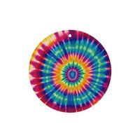 6 Pcs Car Air Fresheners,Funny Hanging Car Air Fresheners Tie Dye Pattern Cute Long Lasting Scented Mirror Hanging Decoration Ornaments Gift Interior Decor Accessories For Men Women