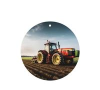 6 Pcs Car Air Fresheners,Funny Hanging Car Air Fresheners Tractor Farm Cute Long Lasting Scented Mirror Hanging Decoration Ornaments Gift Interior Decor Accessories For Men Women