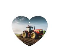 6 Pcs Car Air Fresheners,Funny Hanging Car Air Fresheners Tractor Farm Cute Long Lasting Scented Mirror Hanging Decoration Ornaments Gift Interior Decor Accessories For Men Women