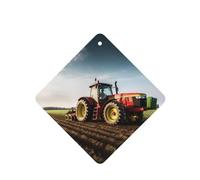 6 Pcs Car Air Fresheners,Funny Hanging Car Air Fresheners Tractor Farm Cute Long Lasting Scented Mirror Hanging Decoration Ornaments Gift Interior Decor Accessories For Men Women