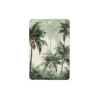 6 Pcs Car Air Fresheners,Funny Hanging Car Air Fresheners Tropical Palm Trees Cute Long Lasting Scented Mirror Hanging Decoration Ornaments Gift Interior Decor Accessories For Men Women