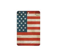 6 Pcs Car Air Fresheners,Funny Hanging Car Air Fresheners Vintage American Usa Flag Cute Long Lasting Scented Mirror Hanging Decoration Ornaments Gift Interior Decor Accessories For Men Women