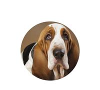 6 Pcs Car Air Fresheners Hanging Air Freshener Fragrance Scented Cards Car Aromatherapy Tablets Basset Hound Car Freshener Car Interior Mirror Pendant Gifts for Women Men