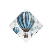 6 Pcs Car Air Fresheners Hanging Air Freshener Fragrance Scented Cards Car Aromatherapy Tablets Blue Hot Air Balloon Car Interior Mirror Pendant Gifts for Women Men