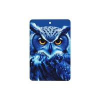 6 Pcs Car Air Fresheners Hanging Air Freshener Fragrance Scented Cards Car Aromatherapy Tablets Blue Owl Car Freshener Car Interior Mirror Pendant Gifts for Women Men