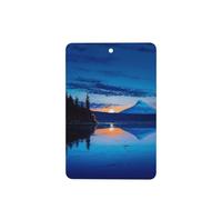 6 Pcs Car Air Fresheners Hanging Air Freshener Fragrance Scented Cards Car Aromatherapy Tablets Blue Sunset Car Interior Mirror Pendant Gifts for Women Men