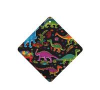 6 Pcs Car Air Fresheners Hanging Air Freshener Fragrance Scented Cards Car Aromatherapy Tablets Cartoon Dinosaur Car Freshener Car Interior Mirror Pendant Gifts for Women Men