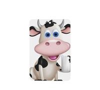 6 Pcs Car Air Fresheners Hanging Air Freshener Fragrance Scented Cards Car Aromatherapy Tablets Cartoon Milk Cow Car Freshener Car Interior Mirror Pendant Gifts for Women Men
