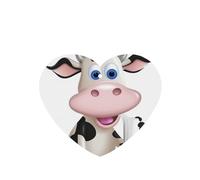 6 Pcs Car Air Fresheners Hanging Air Freshener Fragrance Scented Cards Car Aromatherapy Tablets Cartoon Milk Cow Car Freshener Car Interior Mirror Pendant Gifts for Women Men