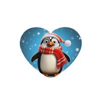 6 Pcs Car Air Fresheners Hanging Air Freshener Fragrance Scented Cards Car Aromatherapy Tablets Christmas Funny Penguins Car Interior Mirror Pendant Gifts for Women Men