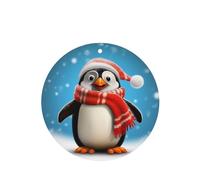 6 Pcs Car Air Fresheners Hanging Air Freshener Fragrance Scented Cards Car Aromatherapy Tablets Christmas Funny Penguins Car Interior Mirror Pendant Gifts for Women Men