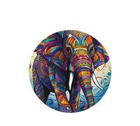 6 Pcs Car Air Fresheners Hanging Air Freshener Fragrance Scented Cards Car Aromatherapy Tablets Colorful Elephant Car Freshener Car Interior Mirror Pendant Gifts for Women Men