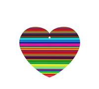6 Pcs Car Air Fresheners Hanging Air Freshener Fragrance Scented Cards Car Aromatherapy Tablets Colorful Mexican Stripes Car Interior Mirror Pendant Gifts for Women Men