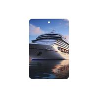6 Pcs Car Air Fresheners Hanging Air Freshener Fragrance Scented Cards Car Aromatherapy Tablets Cruise Ships Car Freshener Car Interior Mirror Pendant Gifts for Women Men