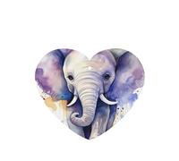 6 Pcs Car Air Fresheners Hanging Air Freshener Fragrance Scented Cards Car Aromatherapy Tablets Cute Elephant Watercolor Car Freshener Car Interior Mirror Pendant Gifts for Women Men